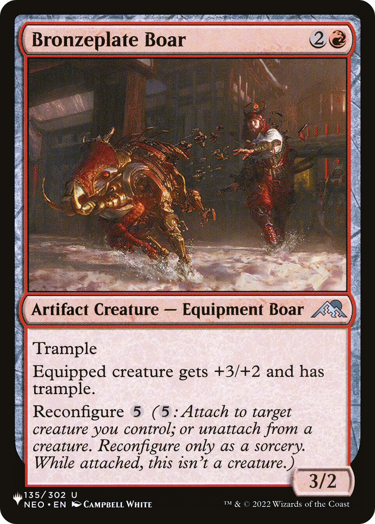 Bronzeplate Boar [The List] | Odin's Place