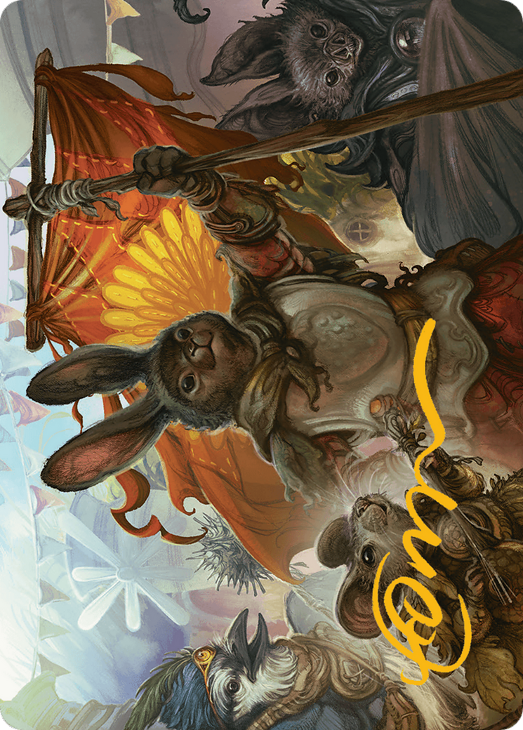 Valley Questcaller 2 Art Card (Gold-Stamped Signature) [Bloomburrow Art Series] | Odin's Place