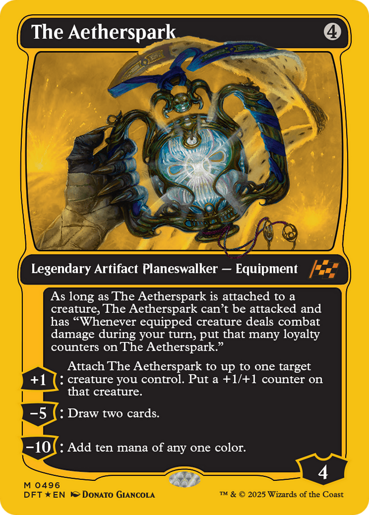 The Aetherspark (First-Place Foil) [Aetherdrift] | Odin's Place