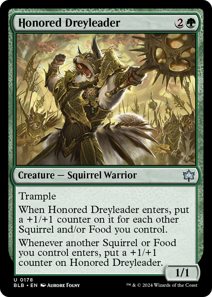 Honored Dreyleader [Bloomburrow] | Odin's Place