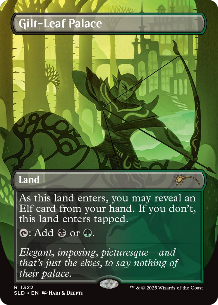 Gilt-Leaf Palace (Rainbow Foil) [Secret Lair Drop Series] | Odin's Place