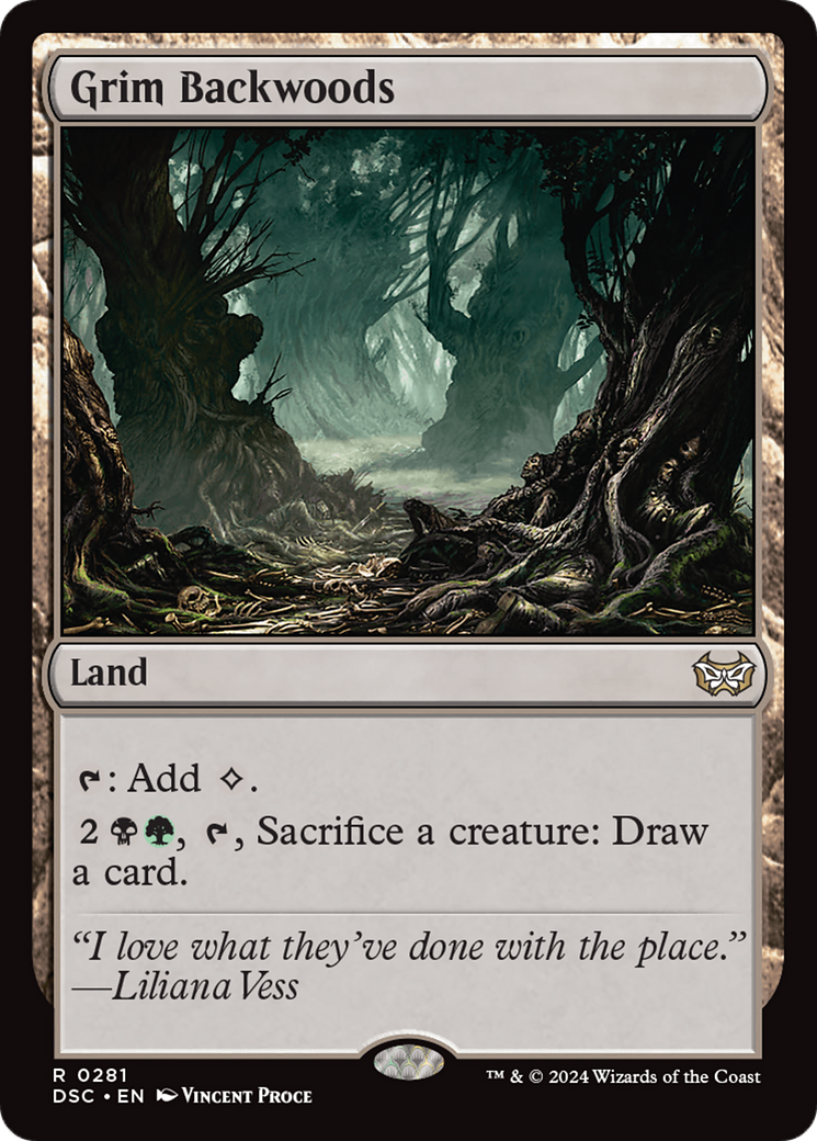 Grim Backwoods [Duskmourn: House of Horror Commander] | Odin's Place