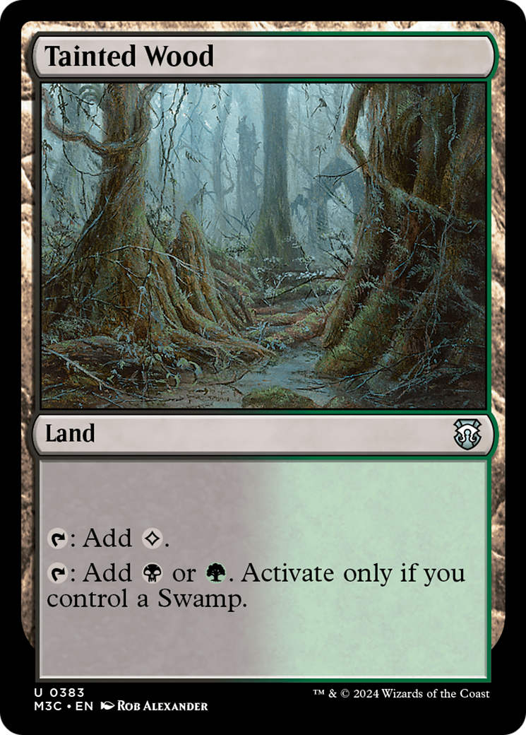 Tainted Wood (Ripple Foil) [Modern Horizons 3 Commander] | Odin's Place