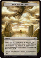 When Will You Learn? (Full Art) [Duskmourn: Archenemy] | Odin's Place