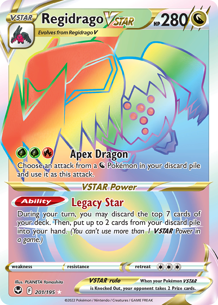 Regidrago VSTAR (136/195) [Prize Pack Series Three] | Odin's Place