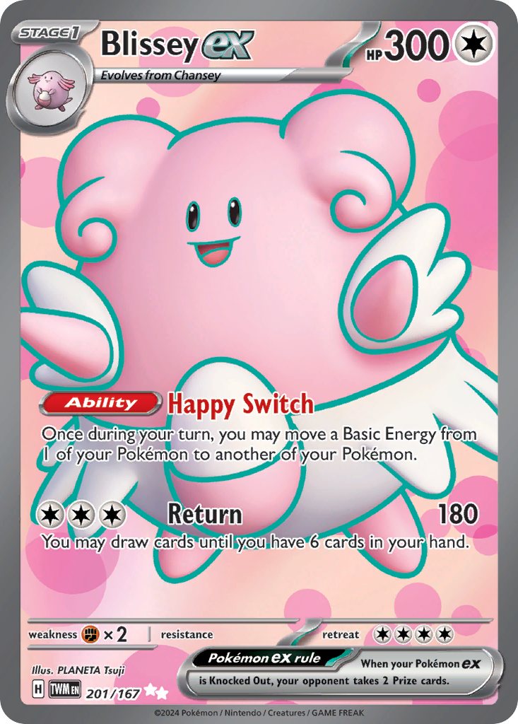 Blissey ex (201/167) [Scarlet & Violet: Twilight Masquerade] | Odin's Place