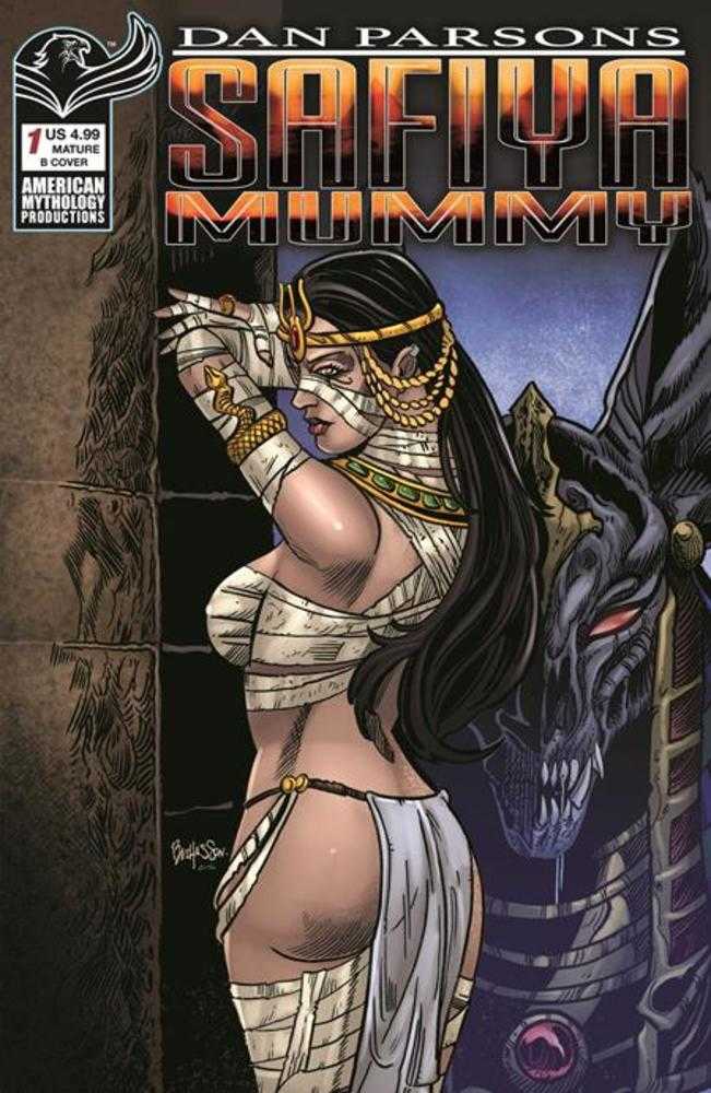 Dan Parsons Safiya Mummy #1 Cover B Buz Hasson Variant (Mature) | Odin's Place
