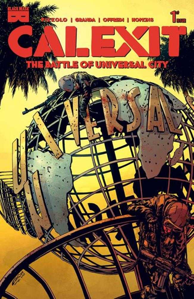 Calexit The Battle Of Universal City #1 (Of 3) Cover A C Granda (Mature) Previously Solicited | Odin's Place