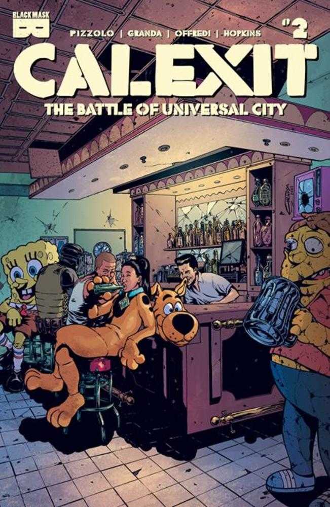 Calexit The Battle Of Universal City #2 (Of 3) Cover A C Granda (Mature) | Odin's Place