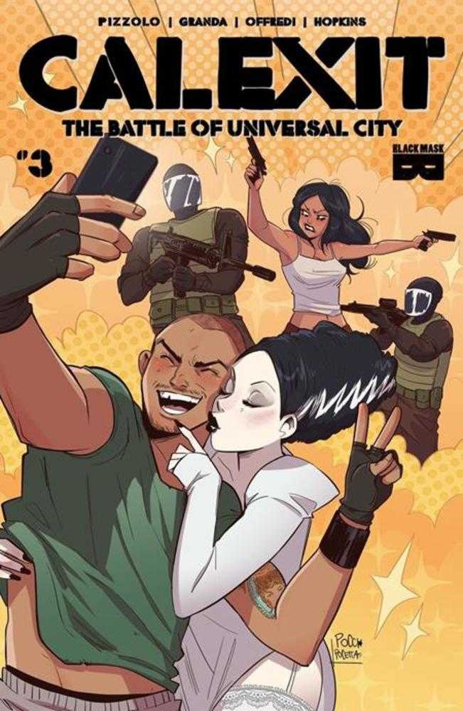 Calexit The Battle Of Universal City #3 (Of 3) Cover B Inc 1:3 Elisa Pocetta Variant (Mature) Previously Solicited | Odin's Place