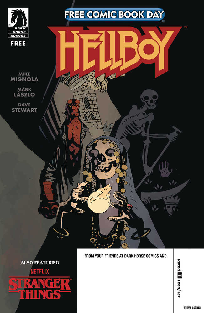 Free Comic Book Day 2024 Hellboy Stranger Things (Bundles Of 20) | Odin's Place