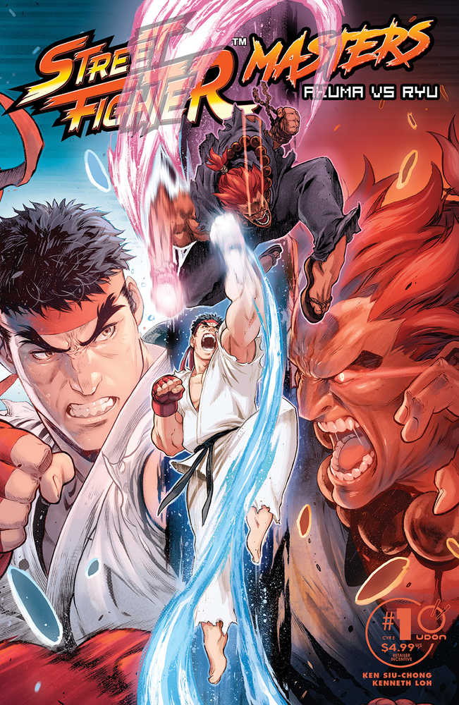 Street Fighter Masters: Akuma vs Ryu #1 Cover E 5 Copy Variant Edition | Odin's Place