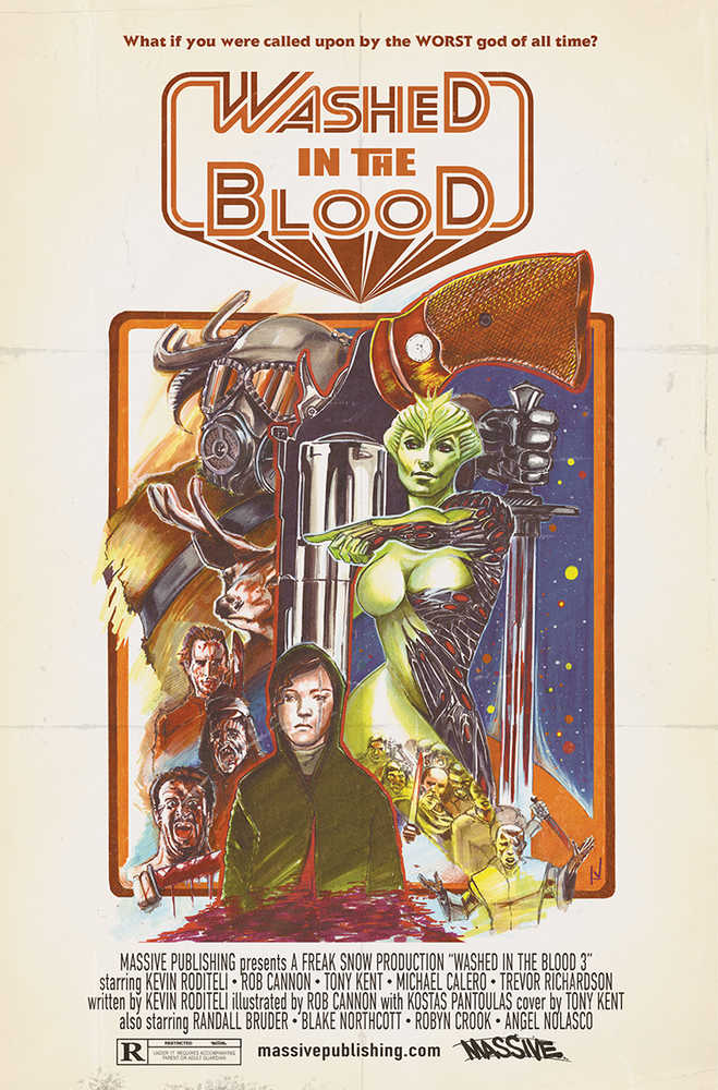 Washed In The Blood #3 (Of 3) Cover C Kent Movie Homage (Mature) | Odin's Place
