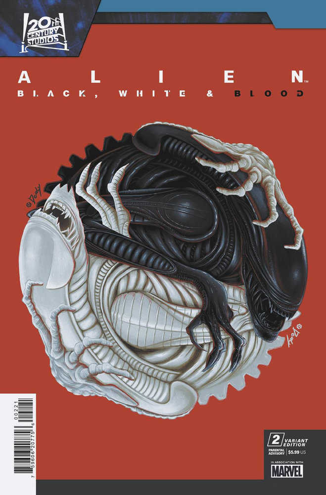 Alien: Black, White & Blood #2 Doaly Variant | Odin's Place