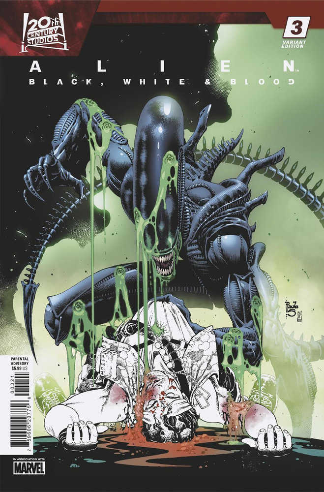 Alien: Black, White & Blood #3 Paulo Siqueira Variant | Odin's Place