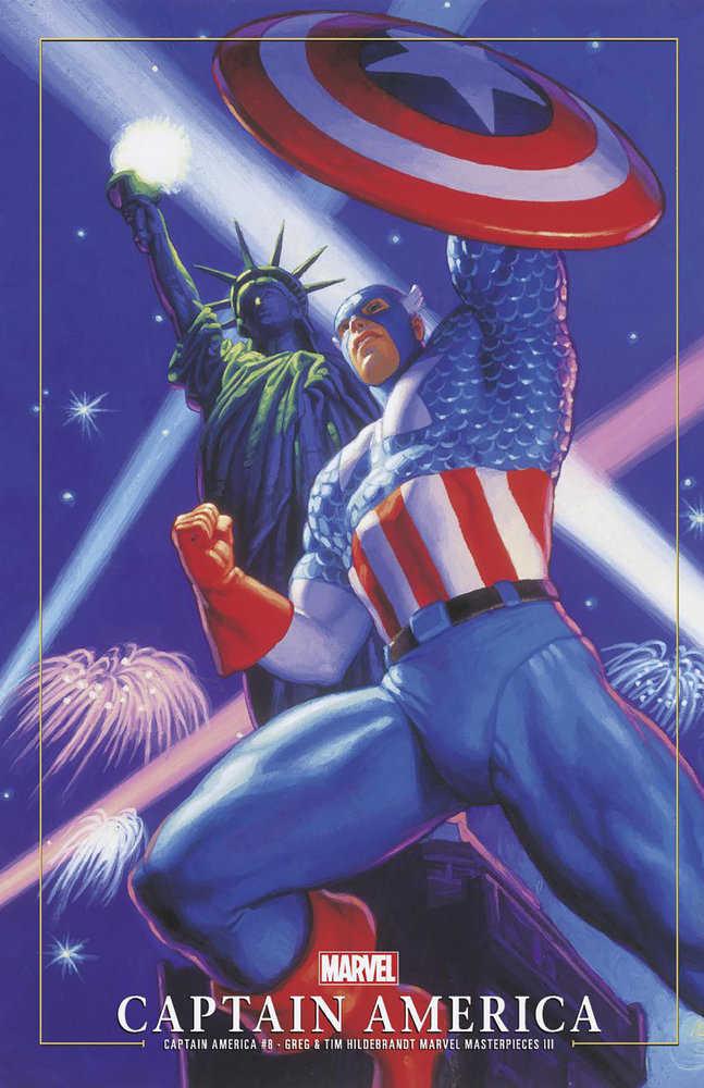 Captain America #8 Greg And Tim Hildebrandt Captain America Marvel Masterpieces III Variant | Odin's Place