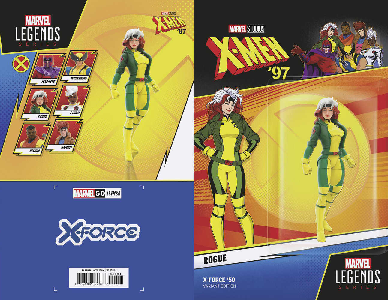 X-Force #50 X-Men 97 Rogue Action Figure Variant [Fall] | Odin's Place