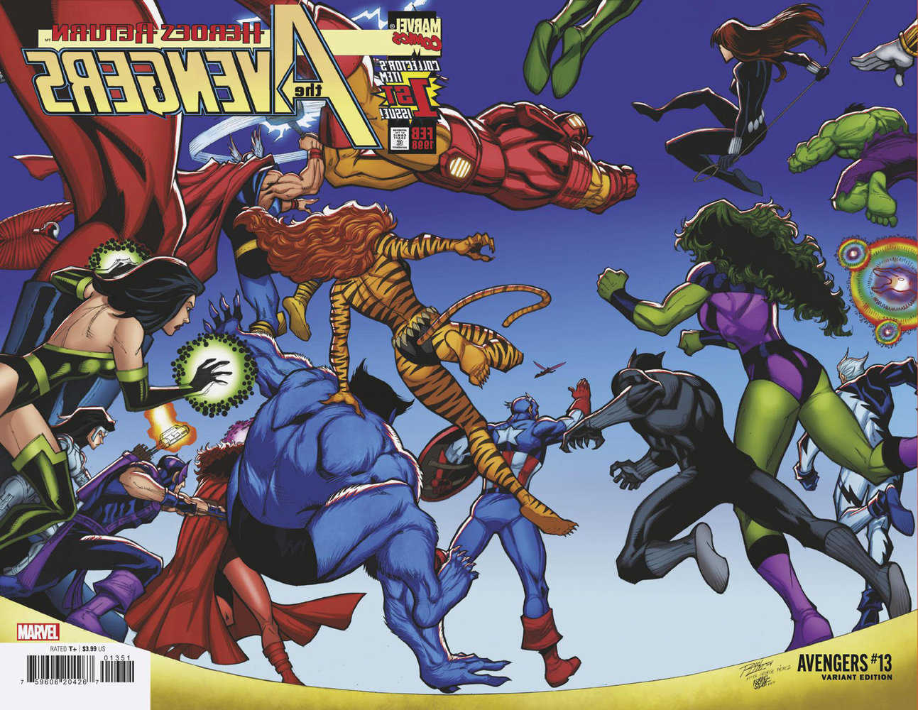 Avengers #13 Ron Lim Wraparound Variant [Fhx] | Odin's Place