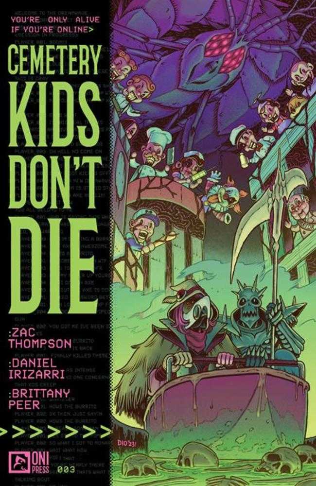 Cemetery Kids Dont Die #3 (Of 4) Cover A Daniel Irizarri | Odin's Place