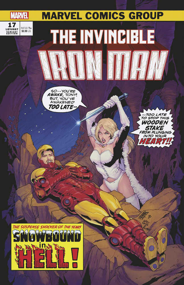 Invincible Iron Man #17 Giuseppe Camuncoli Vampire Variant [Fhx] | Odin's Place