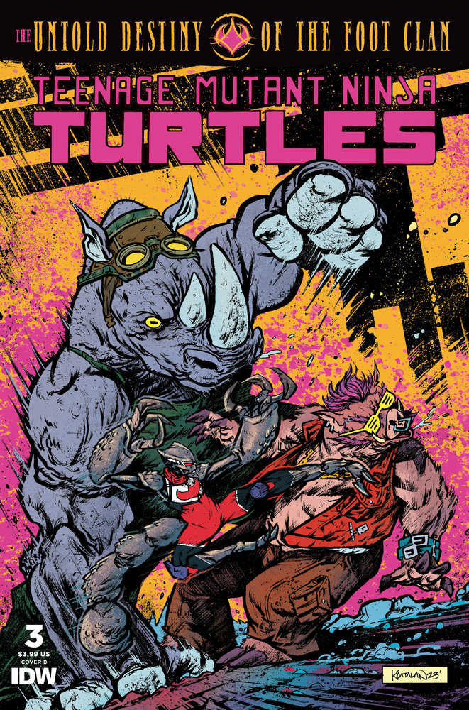 Teenage Mutant Ninja Turtles: The Untold Destiny Of The Foot Clan #3 Variant B (Catalan) | Odin's Place
