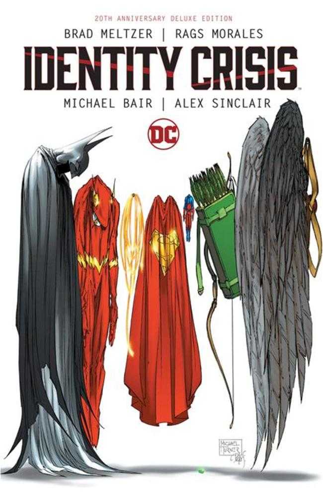 Identity Crisis 20th Anniversary Deluxe Edition Hardcover Book Market Michael Turner Cover | Odin's Place