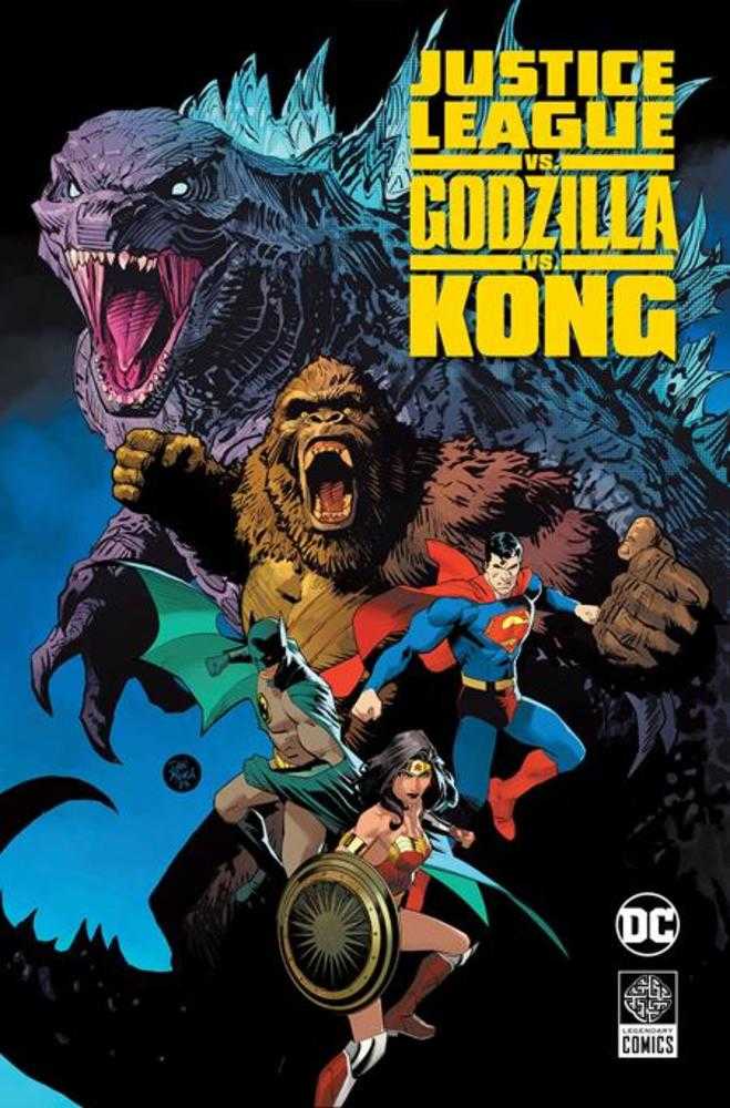 Justice League vs Godzilla vs Kong Hardcover | Odin's Place