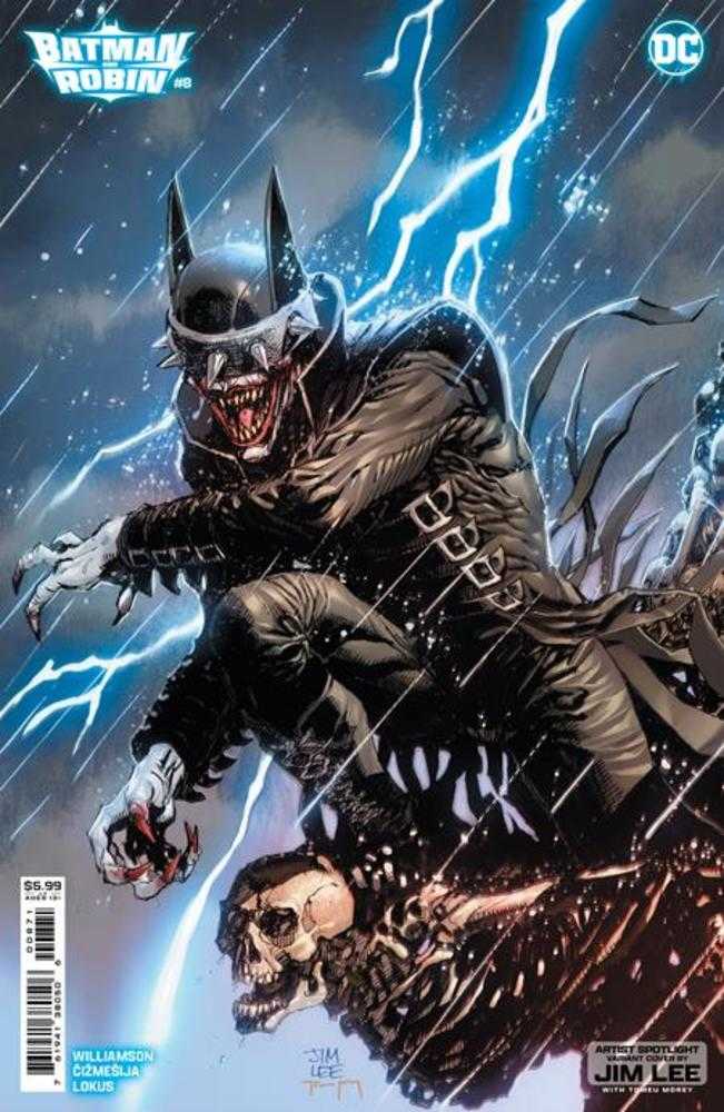 Batman And Robin #8 Cover D Jim Lee Artist Spotlight Card Stock Variant | Odin's Place