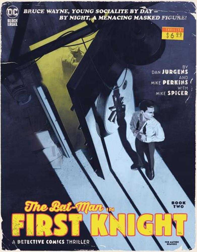 The Bat-Man First Knight #2 (Of 3) Cover C Marc Aspinall Pulp Novel Variant (Mature) | Odin's Place