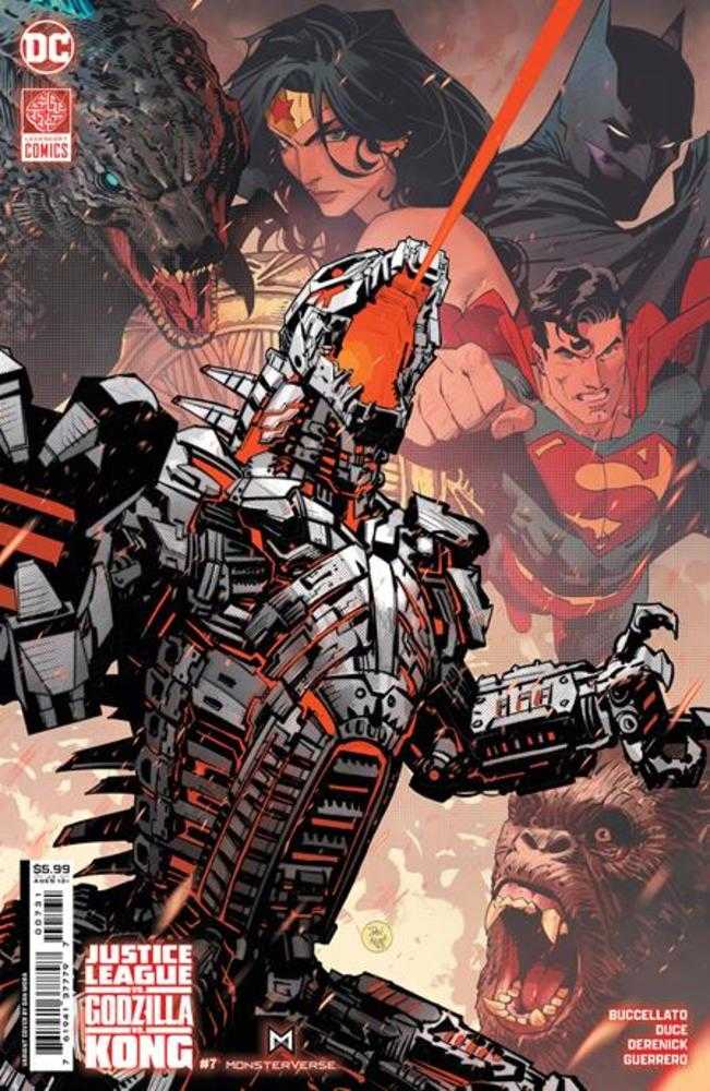 Justice League vs Godzilla vs Kong #7 (Of 7) Cover C Dan Mora Card Stock Variant | Odin's Place