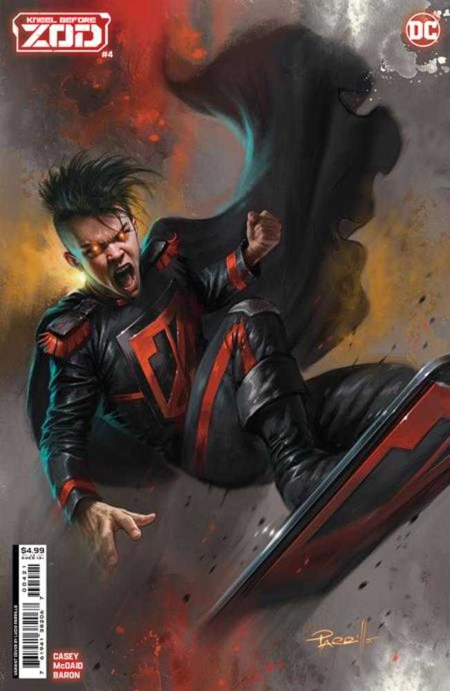Kneel Before Zod #4 (Of 12) Cover B Lucio Parrillo Card Stock Variant | Odin's Place