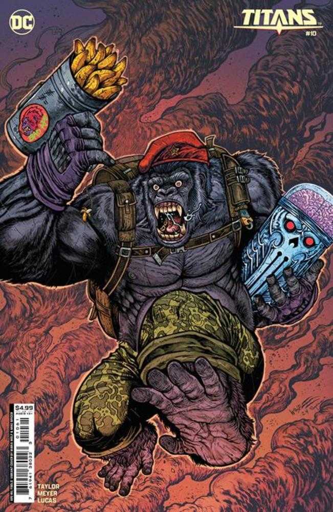 Titans #10 Cover D Maria Wolf April Fools Monsieur Mallah Card Stock Variant | Odin's Place
