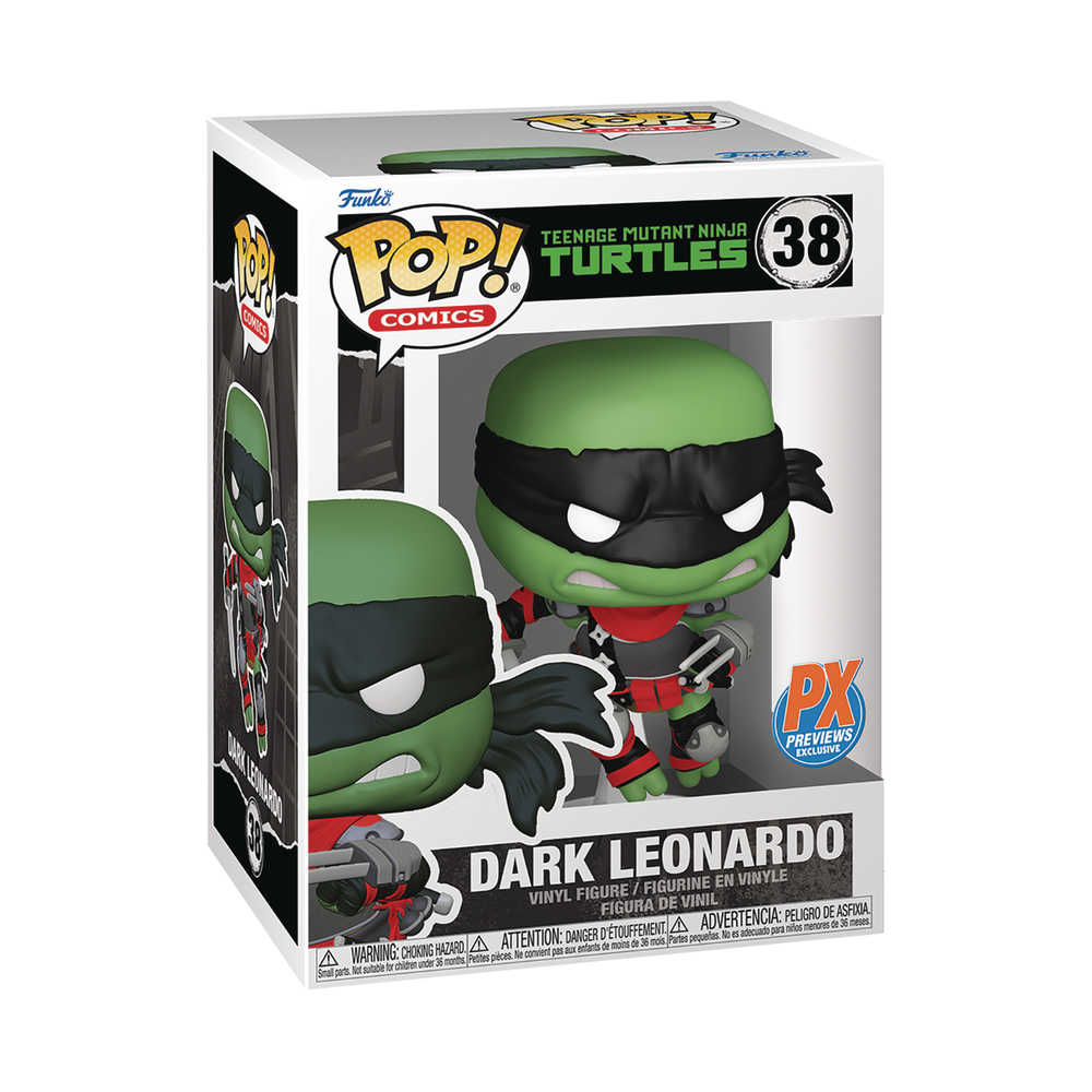 Pop Comics Teenage Mutant Ninja Turtles Dark Leonardo Previews Exclusive Vinyl Figure | Odin's Place