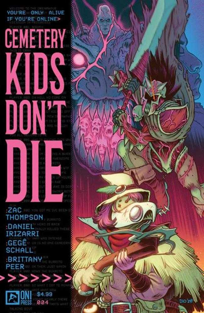 Cemetery Kids Dont Die #4 (Of 4) Cover A Daniel Irizarri | Odin's Place