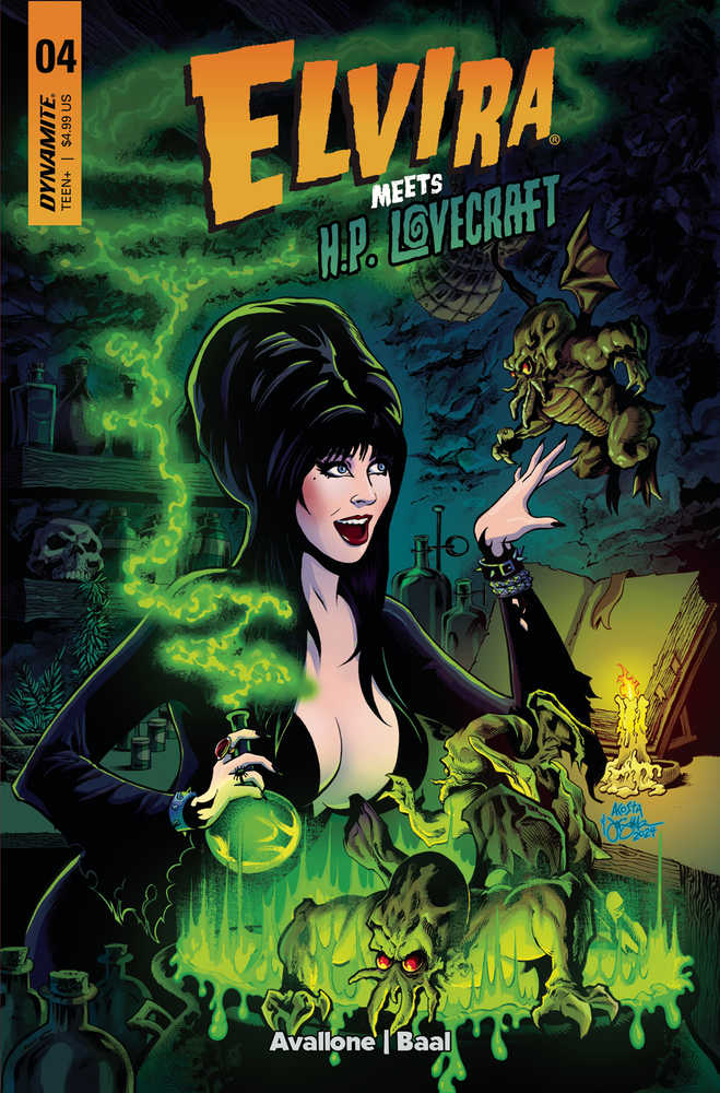 Elvira Meets Hp Lovecraft #4 Cover A Acosta | Odin's Place