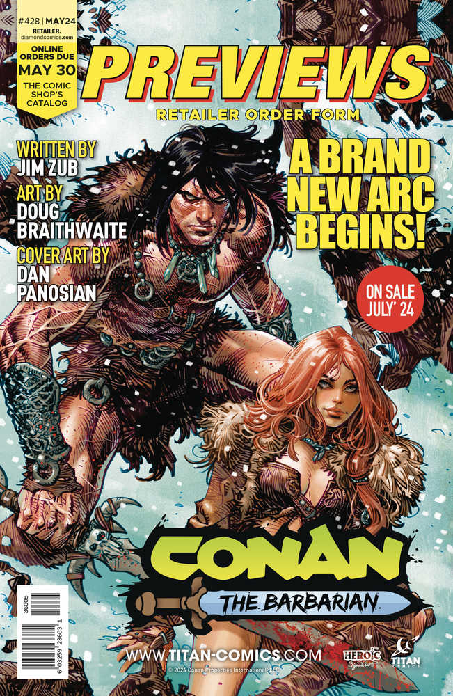 Previews #428 May 2024 Retailer Order Form Extras | Odin's Place
