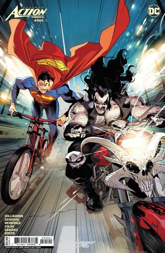 Action Comics #1065 Cover B Jorge Jimenez Card Stock Variant (House Of Brainiac) | Odin's Place