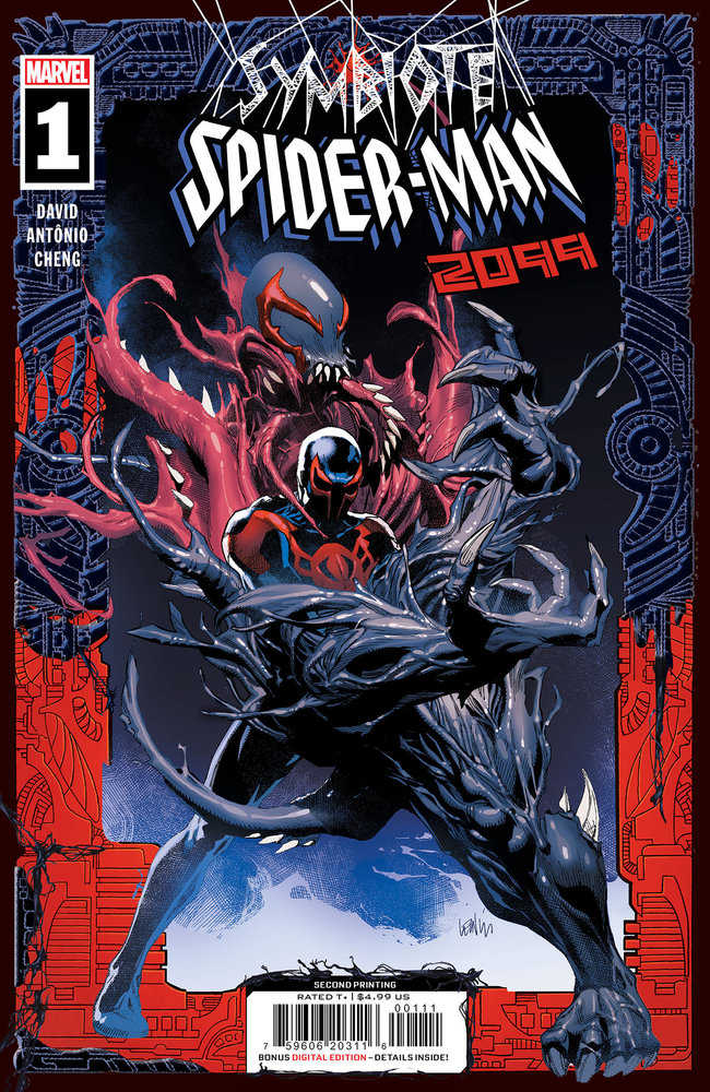 Symbiote Spider-Man 2099 #1 Leinil Yu 2nd Print Variant | Odin's Place
