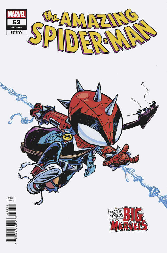 Amazing Spider-Man #52 Skottie Young'S Big Marvel Variant | Odin's Place