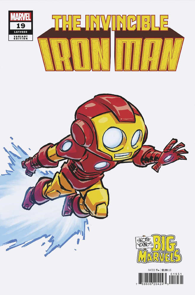 Invincible Iron Man #19 Skottie Young'S Big Marvel Variant | Odin's Place