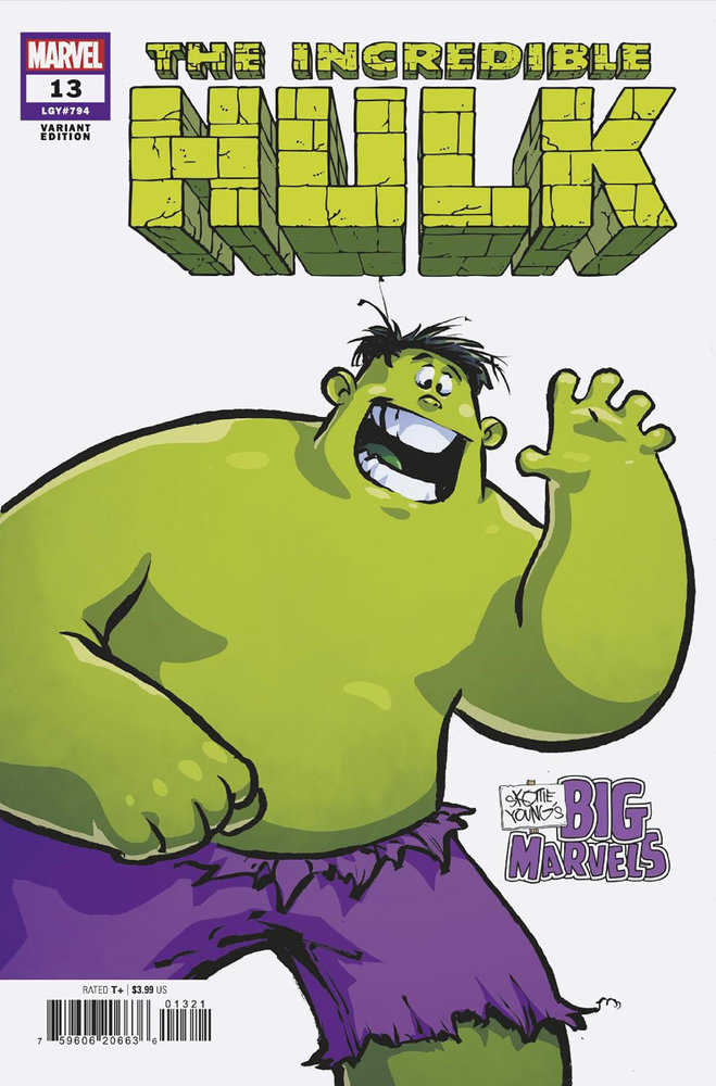 Incredible Hulk #13 Skottie Young'S Big Marvel Variant | Odin's Place