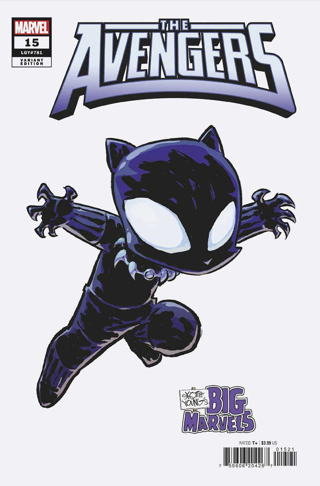 Avengers #15 Skottie Young'S Big Marvel Variant [Bh] | Odin's Place