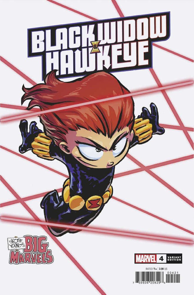 Black Widow & Hawkeye #4 Skottie Young'S Big Marvel Variant | Odin's Place