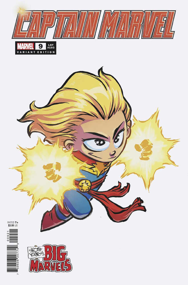 Captain Marvel #9 Skottie Young'S Big Marvel Variant | Odin's Place
