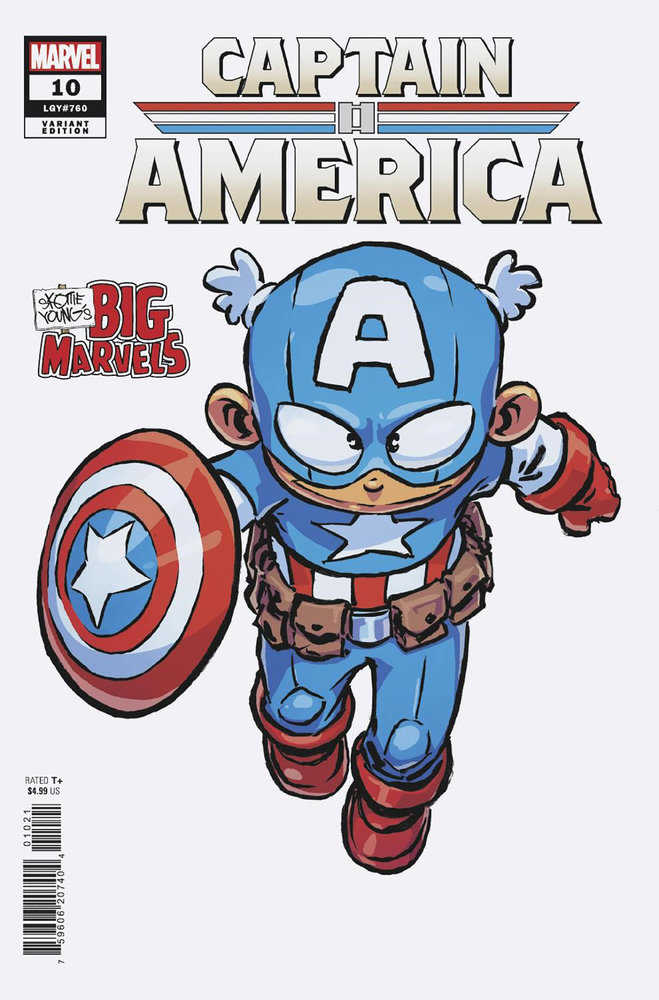 Captain America #10 Skottie Young'S Big Marvel Variant | Odin's Place