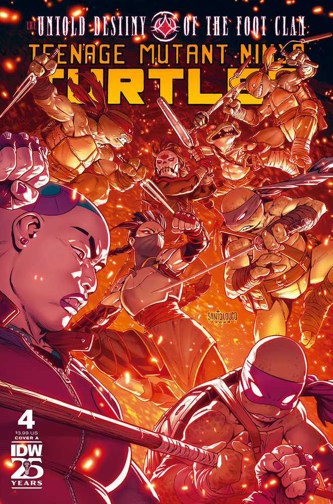 Teenage Mutant Ninja Turtles: The Untold Destiny Of The Foot Clan #4 Cover A (Santolouco) | Odin's Place