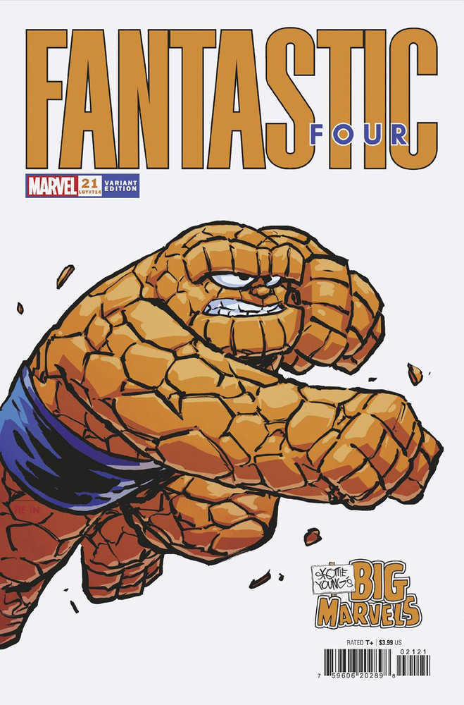Fantastic Four #21 Skottie Young'S Big Marvel Variant [Bh] | Odin's Place