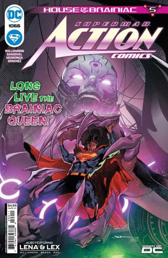Action Comics #1066 Cover A Rafa Sandoval (House Of Brainiac) | Odin's Place