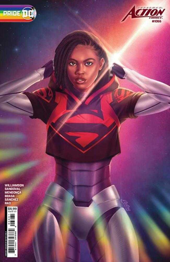 Action Comics #1066 Cover D Betsy Cola DC Pride 2024 Card Stock Variant (House Of Brainiac) | Odin's Place