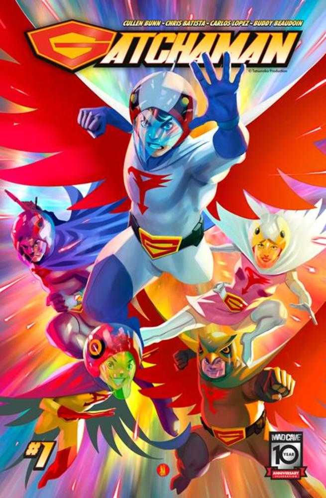 Gatchaman #1 Cover A Inaki Miranda | Odin's Place